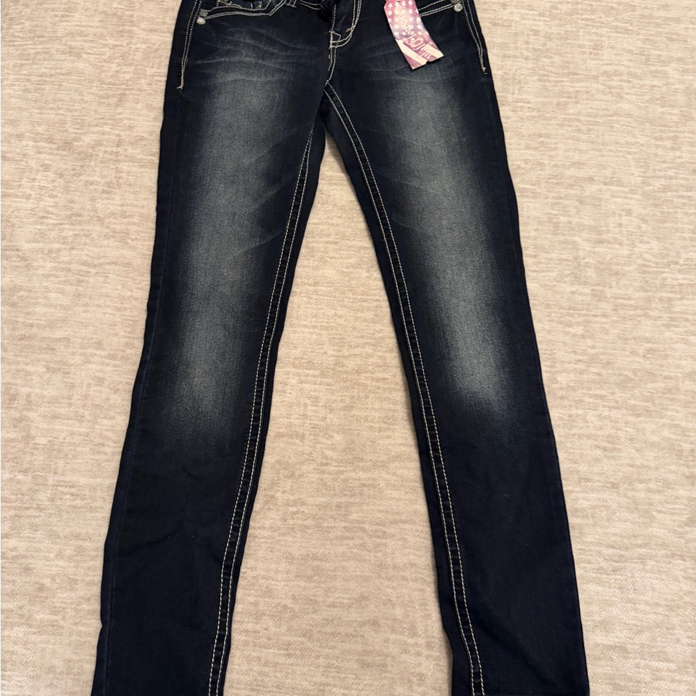 Wallflower Women's Dark Blue Skinny Jeans